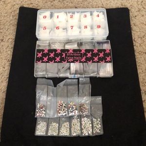 Nail tips & Rhinestones - misc nail; Nail Techs!